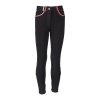Bryczesy jeździeckie Horka Ola Slim Fit - czarne / różowe